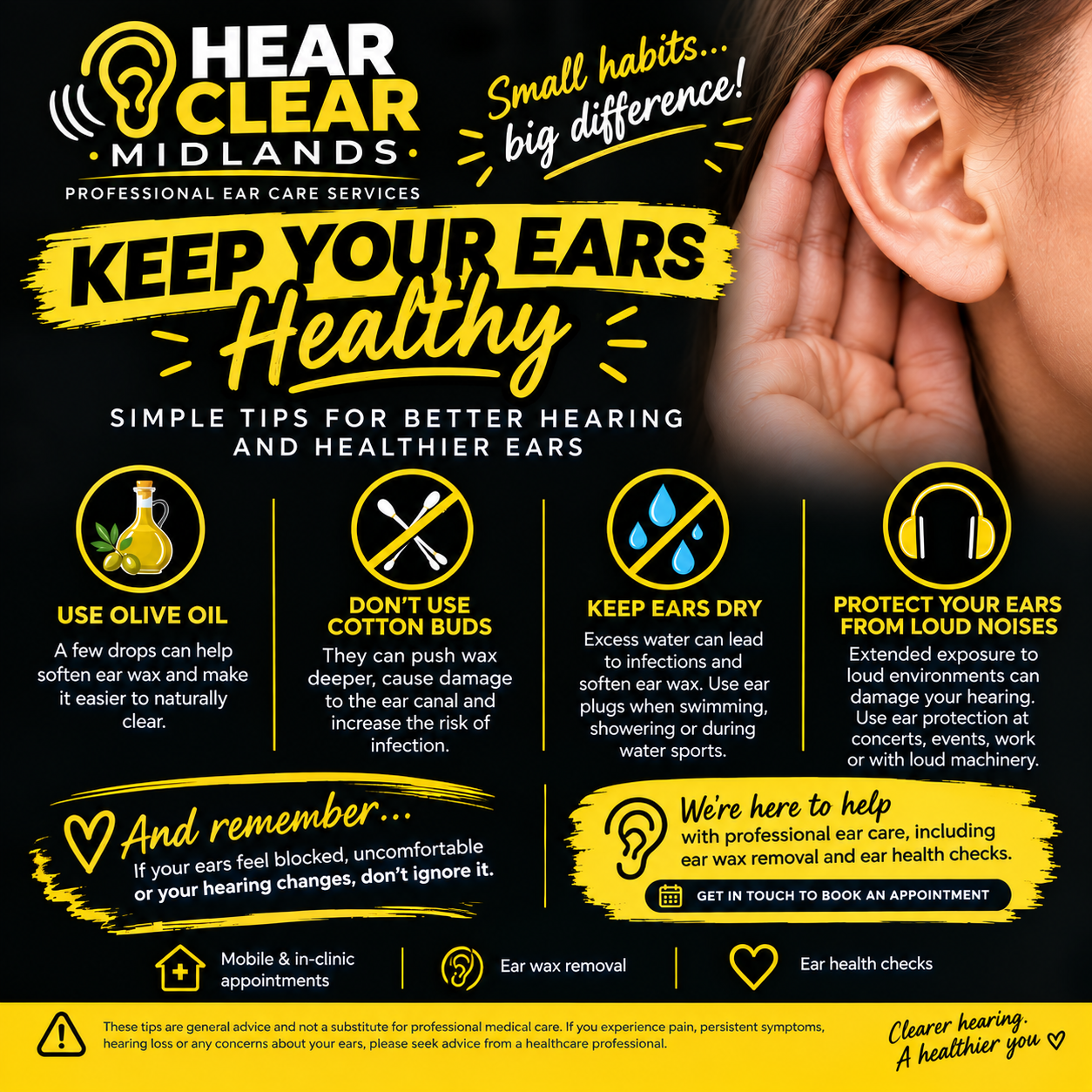 Professional Ear Wax Removal Services Across the Midlands by Hear Clear Midlands